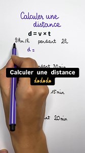 372K views · 2.2K reactions |  Comment calculer une distance ?...