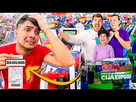 100 YOUTUBERS USARON mi TARJETA con LOS NIÑOS
