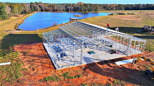 Our next big project at the 5 acre pond!