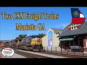 Trains Two CSX / Marietta GA 10/5/22