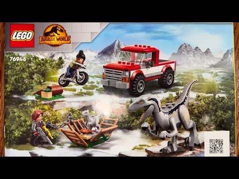 Jurassic World Dominion Velociraptor Blue & Beta Capture Set 76946 | Lego Review