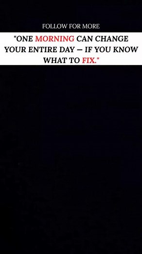 252 reactions | Fix Your Morning, Fix Your Life  These simple morning habits can boost your mood, focus, and energy. Gratitude, movement, and calm thinking help set the tone for a better day. Small changes can shift your whole life. • • • #morningroutine #selfcaretips #mindsetmatters #dailyroutine #selfgrowth #wellnessjourney #morningmotivation #habitsforlife #positiveliving | Improvo Hub | Facebook