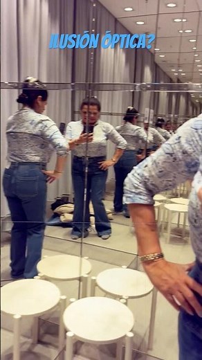 La Repo comprando un pantalón en H&M increíble la ilusión óptica 😂😂😂