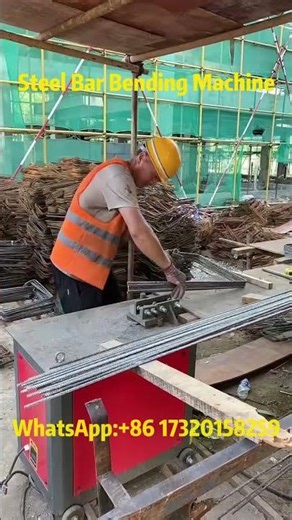 🔧 Rebar Bending Machine | Powerful, Accurate & Efficient#rebarbender #metalrecycling
