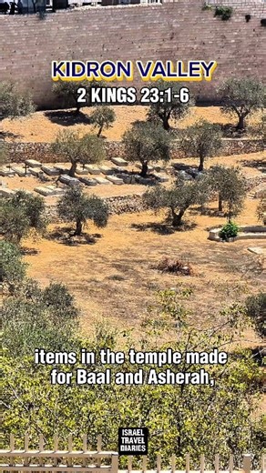 King Josiah brought spiritual revival in Jerusalem and he commanded the high priest to remove and burn all the items at the Temple which are dedicated to Baal and Asherah which are pagan gods. Come and see the valley where they burned the idols. Kindly like, share, subscribe, and follow. Thank you always guys. #Israel #holyland #travel #jesus #Jerusalem #kidronvalley #KingJosiah #followme #share | Pastor Aries Paduga - The Travelling Preacher in Israel