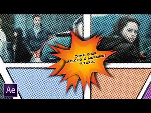 Comic Book Tutorial (No Plugins) || After Effects Tutorial [Intermediate]