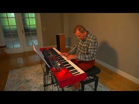 J.S. Bach Zweistimmige Invention d-moll Geza Loso-Clavia Nord Stage 4 - Livestream Left-Handed Piano