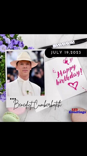 Happy Birthday Benedict Cumberbatch! If you also know someone who has their special day today then don’t forget to wish them! Choose from thousands of e-cards send them for free! 🥳🤗Link to our website:https://www.123greetings.com/ #happybirthday #BenedictCumberbatch #birthdaywishes #birthday #bestwishes | 123Greetings.Com