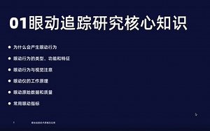 眼动追踪技术学习（一）