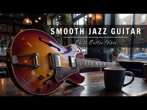 Smooth Jazz Guitar Music - Cool Cafe Vibes • Relaxing Guitar Music for Cafe, Study & Work
