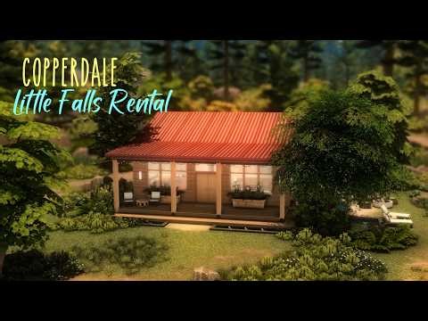 Little Falls Retreat | Speedbuild | CC | Sims 4