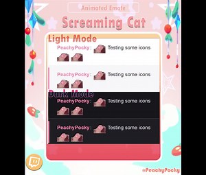 Animated Twitch Emote Streamer 1x Animated Cat Twitch Meme Emotes - Cat Scream Rage Angry / Twitch/ Youtube / Discord/ Animate Emotes - Etsy