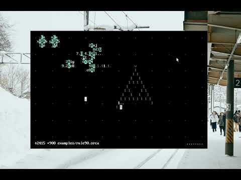 take 2: Sierpiński's Triangle in Orca(Rule 90)