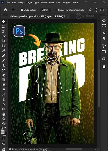 Photoshop Tips - Create See-Through Text Effect Like a LEGEND #photoshop
