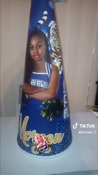 custom megaphone 📣 #classof2024 #seniors #graduation #cheer #cheerleading #cheerleaders cheerleaders