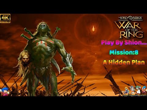 LOTR: War of the Ring =RTS= [Walkthrough!!!] [EVIL CAMPAIGN:8 A Hidden Plan] 😄🐲🎮🇵🇹