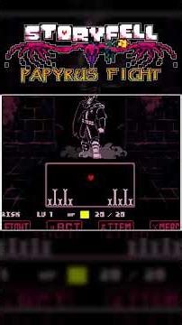 A Strict Boss - STORYFELL Papyrus Fight | Shorts