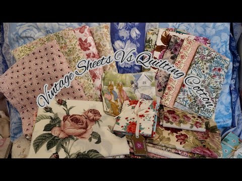 Why I Use Vintage Sheets To Make My Quilts