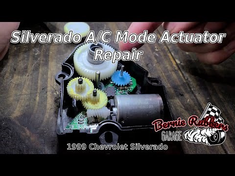 Can We Fix it? 1999-2007 Silverado A/C Mode Actuator Repair