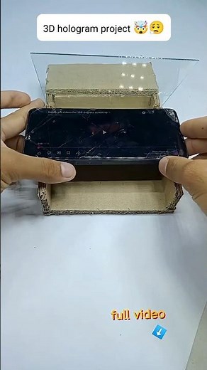 3D Hologram Projector Box Screen | science project 2025