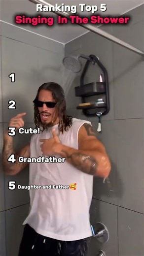 Ranking Top 5 Singing In The Shower 🚿🕺🏻🥰