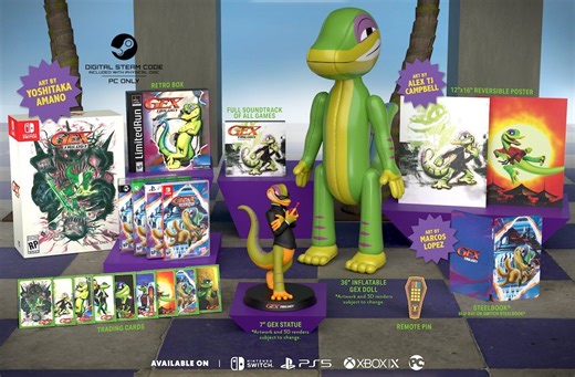 Gex Trilogy reveals release date, Nintendo Switch physical release, new trailer