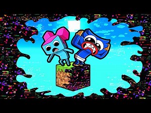 Learning with PIBBY One Block SKYBLOCK! (Minecraft)