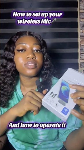 Set up your wireless microphone with this simple step #wirelessmicrophone #goviral #shortvideo