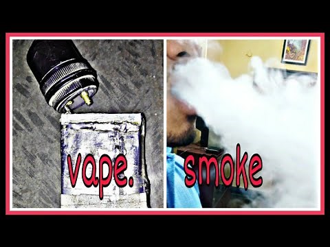 HOW TO MAKE V-A-P-E AT HOME... rechargeable easy / electric vapour machine (version 2)