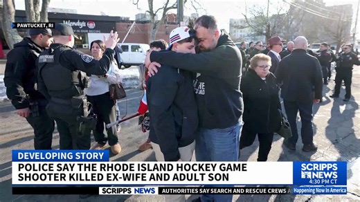 Police say Rhode Island hockey game shooter killed ex-wife and adult son
