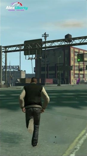 GTA 4 Crash Testing Real Car #2249 #shorts #gta #gtaonline #gtav