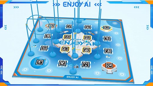 ENJOY AI2024年赛季鲸鱼机器人编程飞越太空无人机基础解决方案分享世界机器人大赛WRC