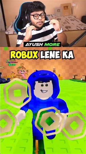 How I Get ROBUX Easily 🤑 #roblox #AyushMore