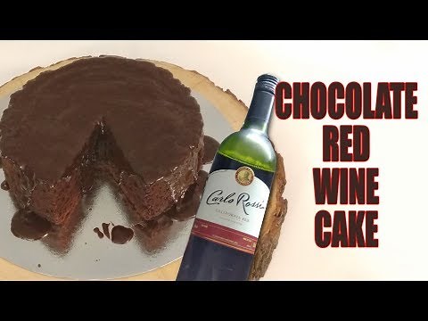 Chocolate Red Wine Cake - How to make step by step guide