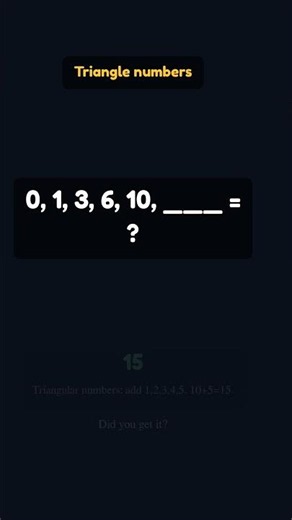 Triangle numbers | Math Challenge