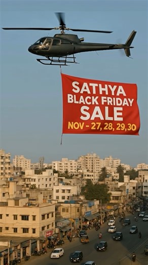 🖤 𝐁𝐥𝐚𝐜𝐤 𝐅𝐫𝐢𝐝𝐚𝐲 𝐚𝐭 𝐒𝐀𝐓𝐇𝐘𝐀 — 𝐍𝐨𝐯 𝟐𝟕 𝐭𝐨 𝟑𝟎! Up to 70% OFF on your favorite electronics, gadgets & home appliances 🔥 This is your moment to upgrade everything you’ve been waiting for! 📦 Unbelievable prices | 💥 Limited-time deals Don’t miss the biggest price drop of the year! 🏬 Visit your nearest Sathya Showroom or 🛒 Shop Online: https://www.sathya.store 📞 88805 98985 | 📲 91646 98985 #BlackFridayAtSathya #MegaDeals #UpTo70Off #SathyaSale #SavingsSeason | Sathya Ret