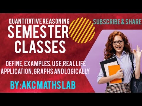 Quantitative Reasoning| Define, Examples,Use and Real life Application 🤔🧬🔥 Graghs and Values| By Akc