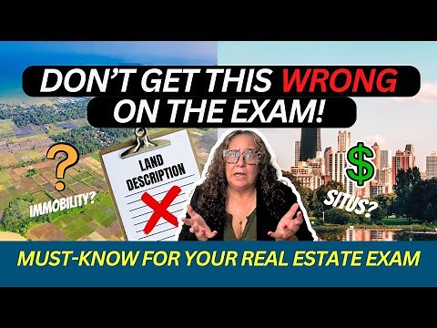 Master These Land Characteristics & Legal Descriptions (Real Estate Exam Must-Knows!)