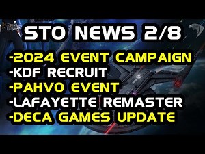 2024 Event Campaign Info | DECA Update | KDF Recruit | STO News 2/8