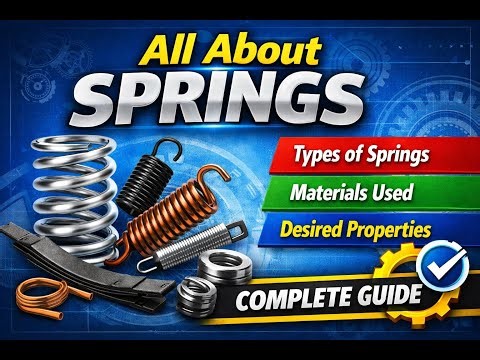 ALL ABOUT SPRINGS | Types, Materials & Desired Properties | Complete Guide