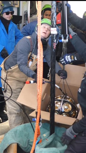 IceCube Neutrino Observatory on Instagram: "In case you were curious, here’s an explainer featuring one of IceCube’s most important pieces of technology: the digital optical module (DOM)! 🔭 Two new module types, the mDOMs and D-Eggs, contain multiple photosensors in each module and are currently being installed for the IceCube Upgrade. To learn more about the IceCube Upgrade, check out the link in our bio! 📸: Delaney Butterfield, Colton Hill, IceCube/NSF #Neutrinos #SouthPole #An