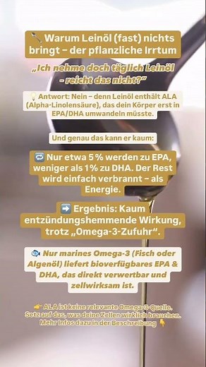 Wie effektiv is Leinöl wirklich?
