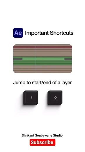 After Effects Shortcuts Every Editor Must Know ⚡ #aftereffects #shortcuts