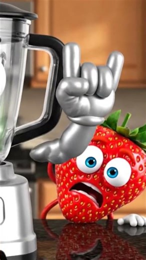 Blender’s Rock Concert 🤘🍌🍓 | Crazy Talking Kitchen Utensils Animation