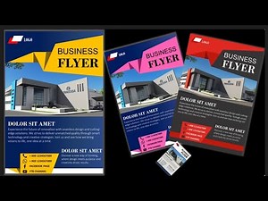 How to Make a Professional Business Flyer in PowerPoint - Design Tutorial in 3 Minutes! 📄