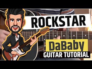 Rockstar DaBaby Roddy Ricch Guitar Tutorial // Guitar Chords Rockstar