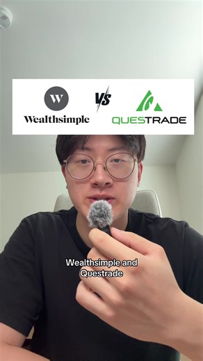 Wealthsimple vs Questrade, which one should you use? #wealthsimple #questrade #canada #stocks #investing #greenscreen