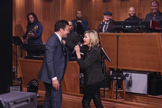 Jimmy Fallon Did John Travolta Proud Duetting This Grease Song with Olivia Newton-John