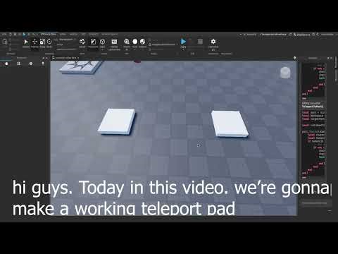 Tutorial on How to Make a working Teleport pad (Beginner 2025)