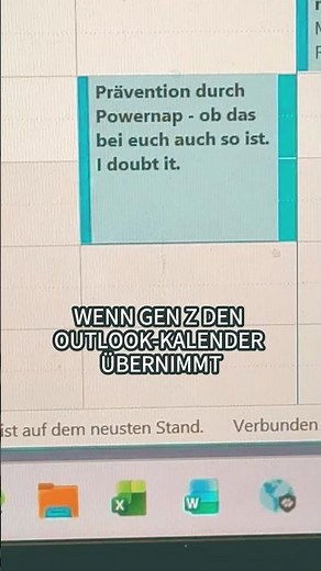 Wenn Gen Z den Outlook-Kalender übernimmt | PKV #genz
